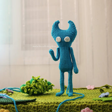 Blue Yarny (from Unravel) – Amigurumi Fanart Pattern (Digital PDF)