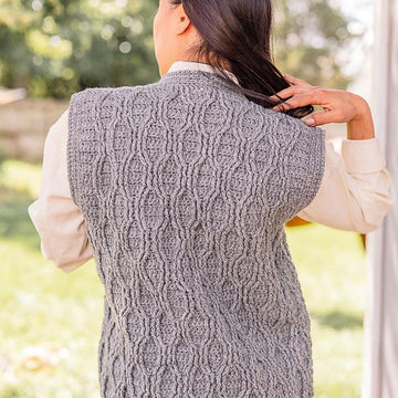 C459-Steeplechase Cabled Vest