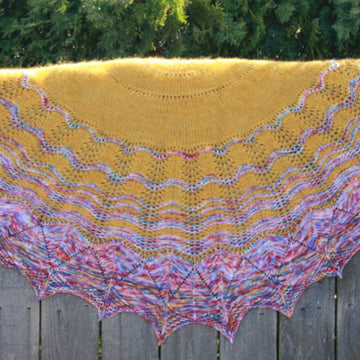 Sunrise Over Hill Country Shawl