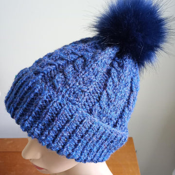 Easy Chunky Cable Hat Womens Mens