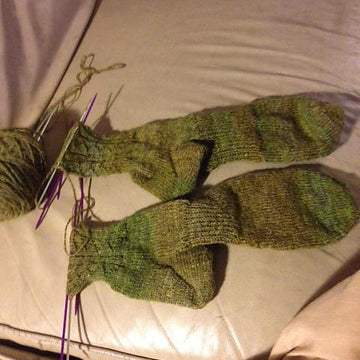Subtle Serpentine Socks
