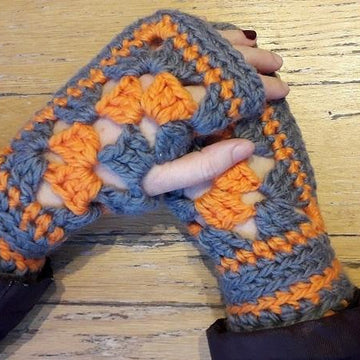 Granny Square Mitts