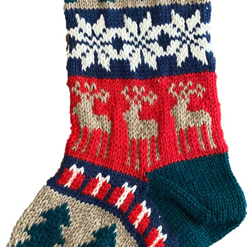 Colorwork Sampler Christmas Stocking