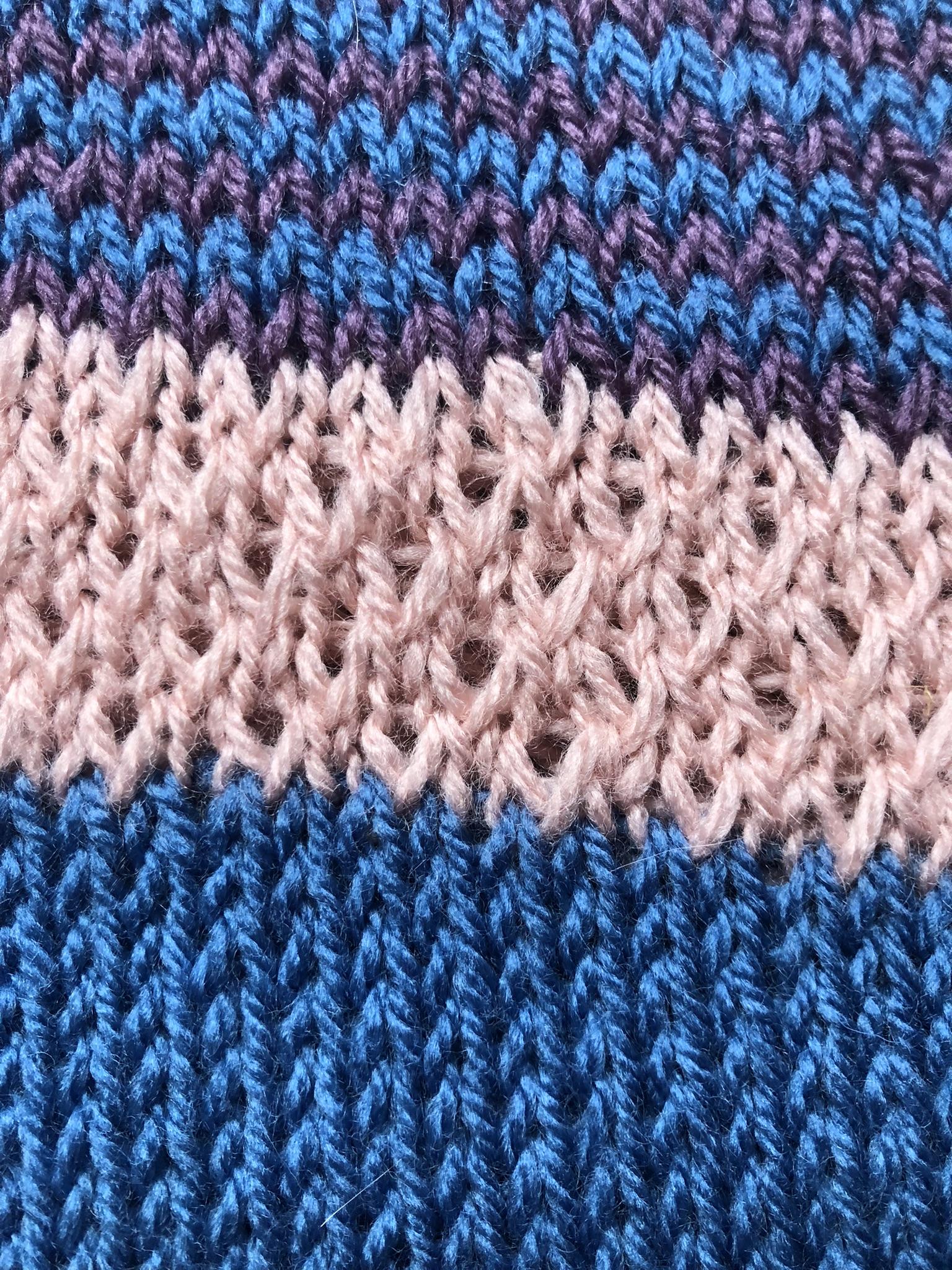 Knitted Stocking Stitch Scarf