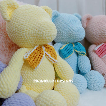 Faceless Teddy bear plush