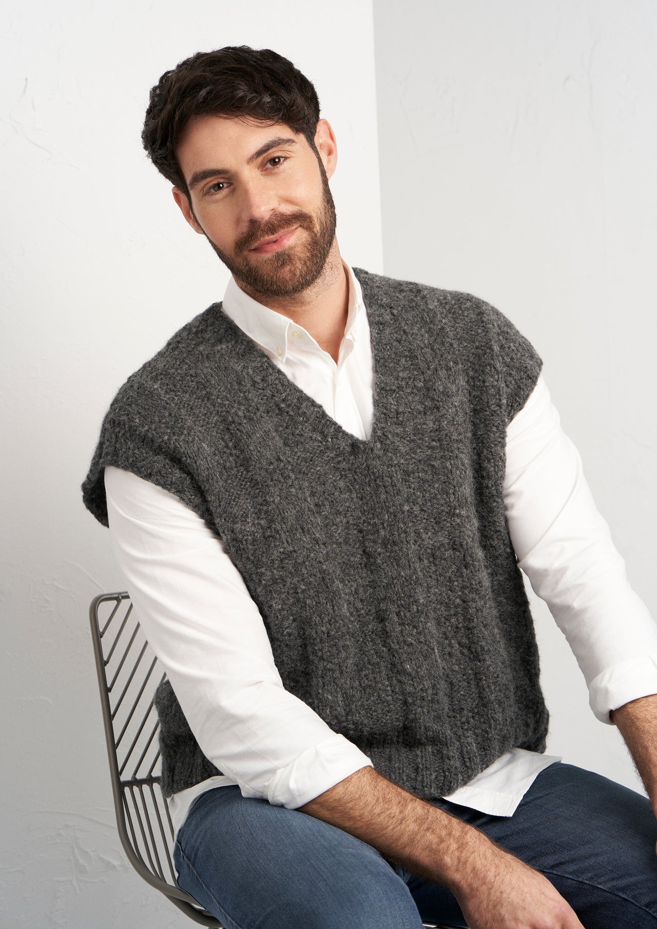 Clipper Slipover in Rowan Brushed Fleece - RTP004-0014-DEP - Downloadable PDF