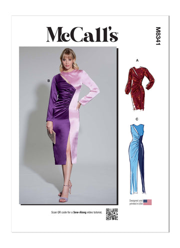 McCall's Misses' Dress M8341 - Sewing Pattern