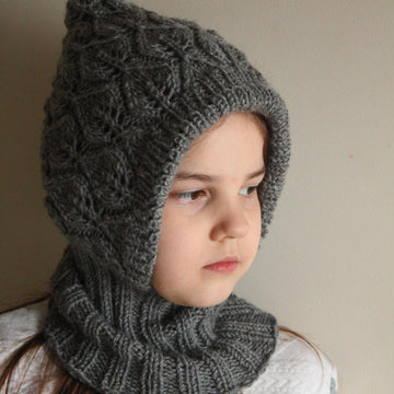 Double Leaf Lace Balaclava