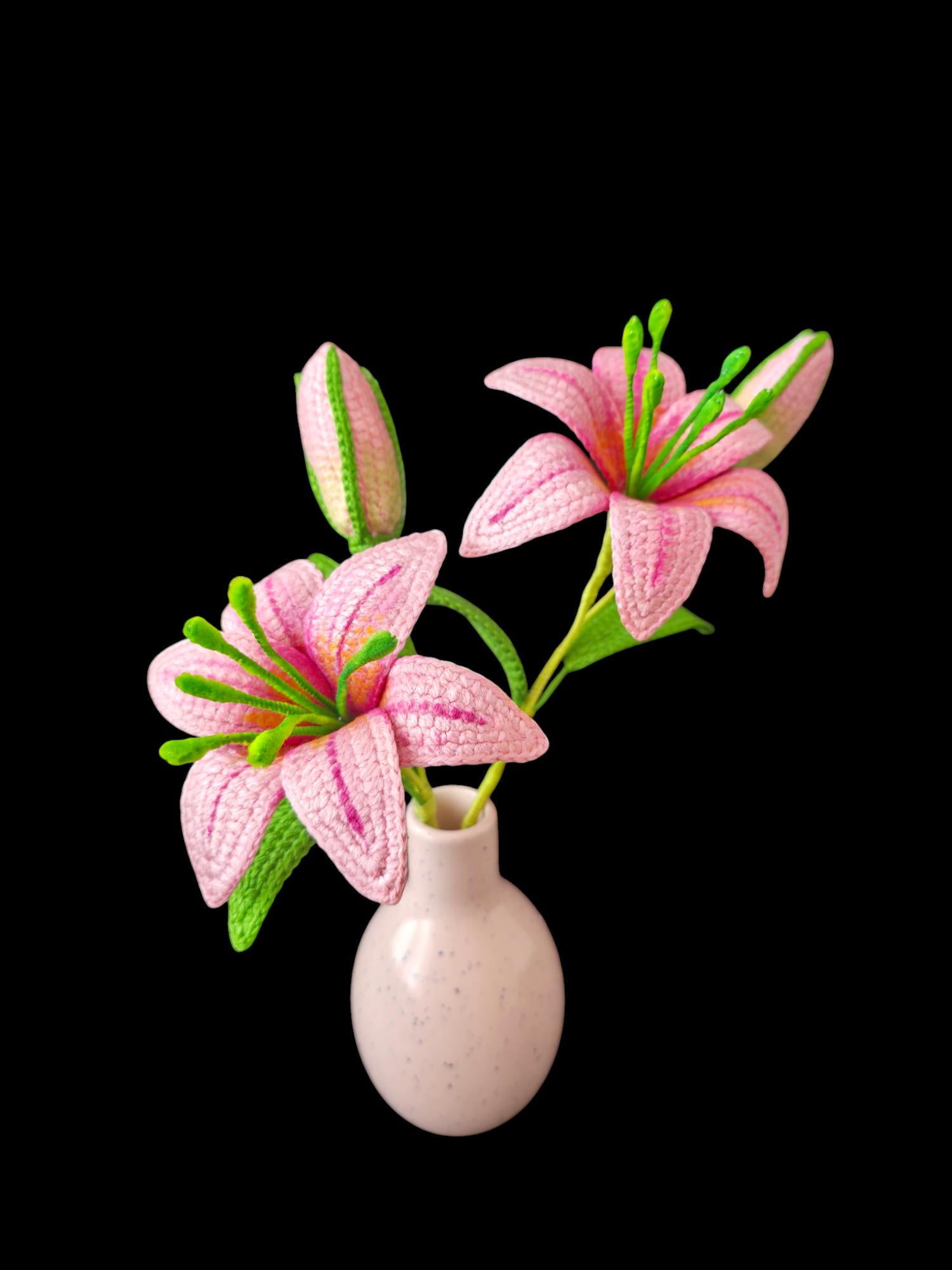 Crochet Lily flowers pattern