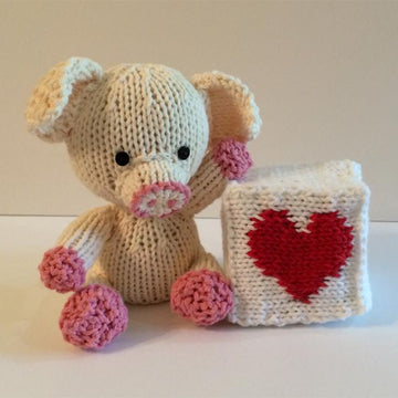 Knitkinz Piglet for Your Office