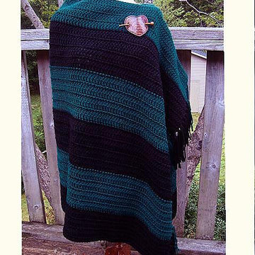 601 ASYMMETRICAL SHAWL, S to XXXXL