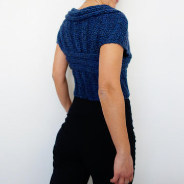Criss Cross Ribbed Shrug