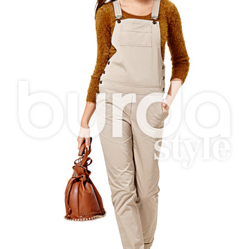 Burda Style Overalls B6599 - Paper Pattern, Size 6-18