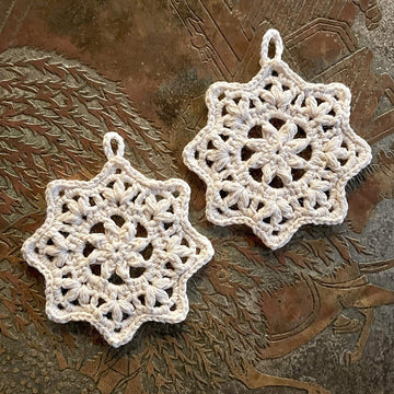 Puff Star Snowflake Ornament