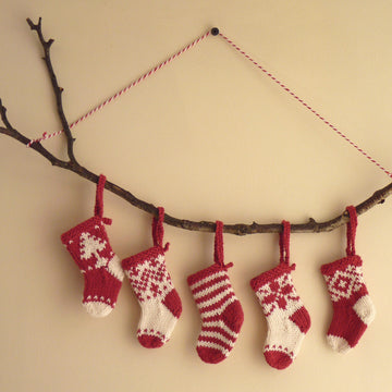 Mini Christmas stocking ornament