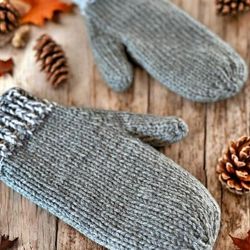 Basic 2 Needle Adult Mittens