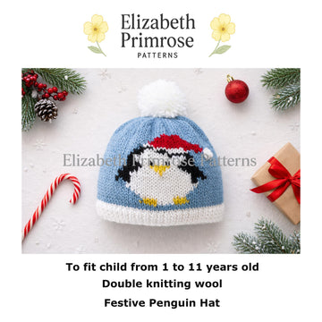 Festive Penguin Hat P146