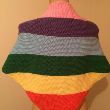 Beautiful Rainbow Shawl Pattern