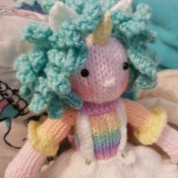 Pastel Unicorn doll