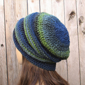 Crochet hat multicolored