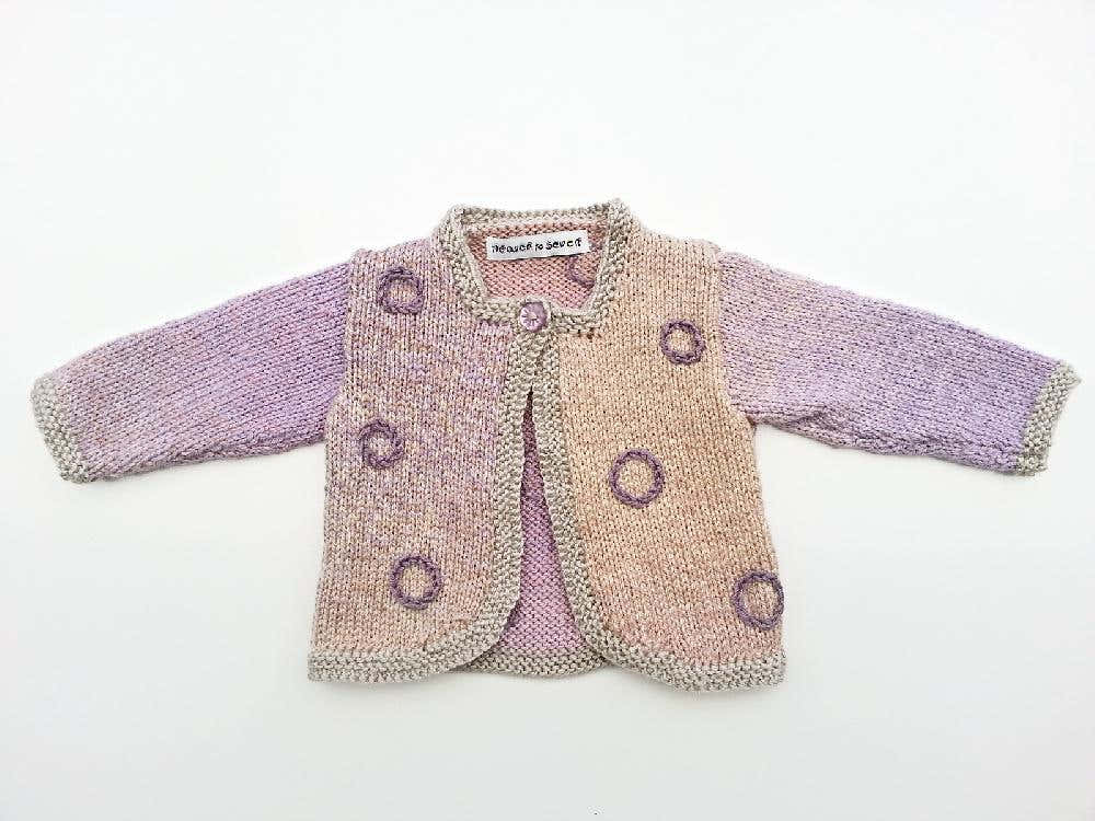 Single Button Girl's Cardigan