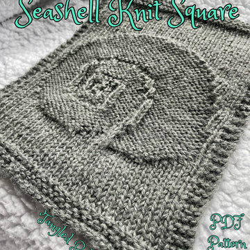 Seashell Knit Square