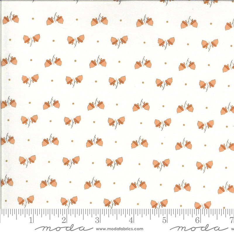 Moda Fabrics Squirrel Girl - Ivory Acorn Days