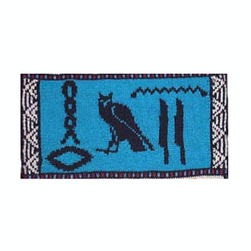 Egyptian Heiroglyphs Charted For Knitting