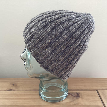 The First Ribbed Beanie Hat Pattern