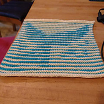 Whale Tail Design Square
