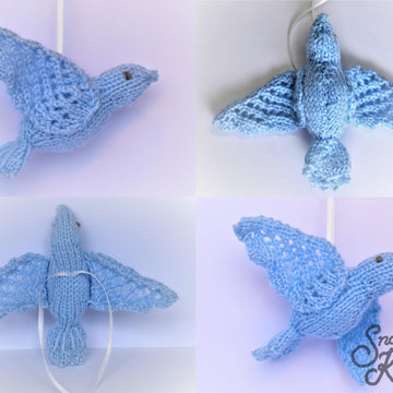 Bird Dove Ornament Decoration Snoo's Knits