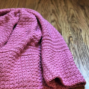 Raspberry Ridges Blanket