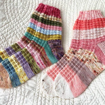 Scrappy Quilt Socks