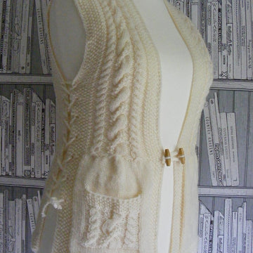 Adult Cable Vest Pattern