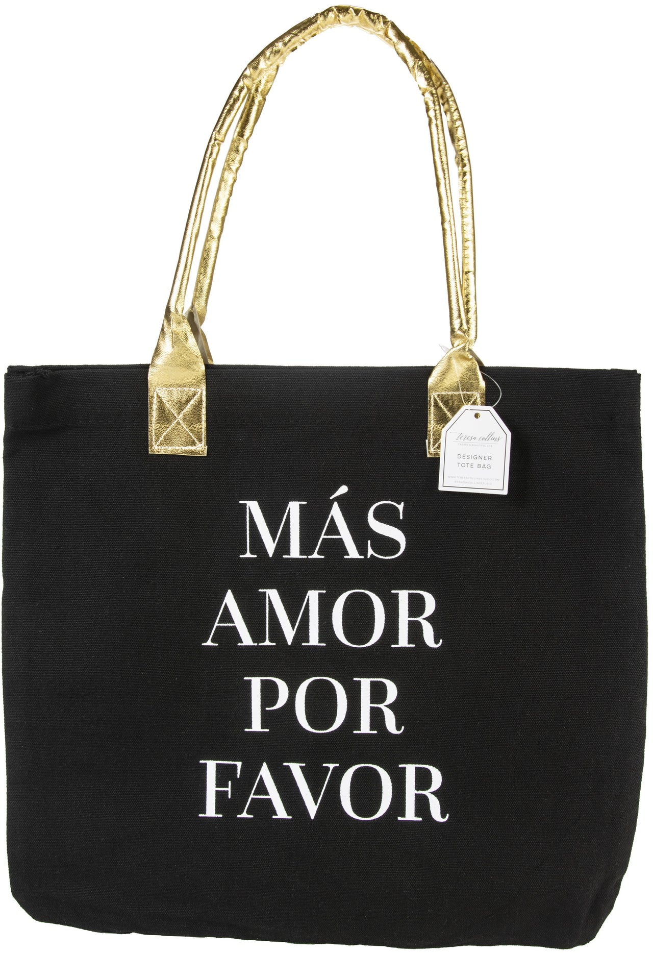 Teresa Collins Totebag 16"X13" - Mas Amor Por Favor