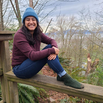 Spruce Cable Socks