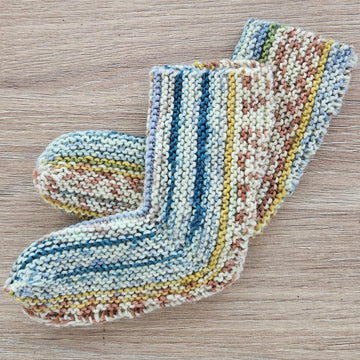 Children’s socks in garter stitch only