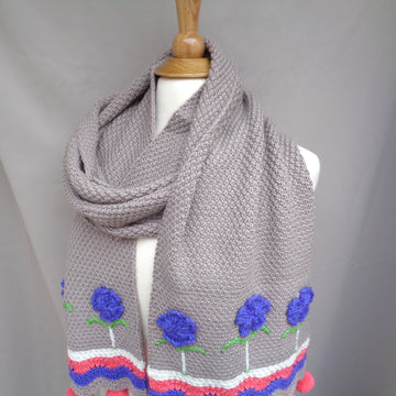 Winter Blooms Scarf