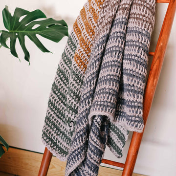 Woven Stripes Throw