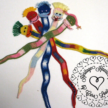 Stripey Snake Bookmark or Pocket Pal