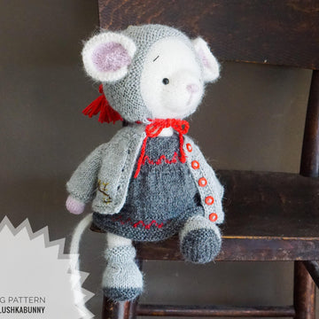 Doll Toy Clothes - Outfit Xmas mouse girl