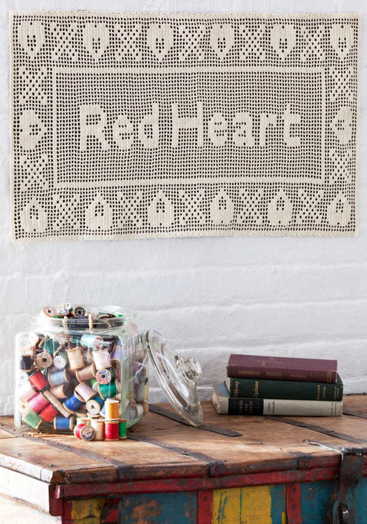 Personalized Filet Crochet Runner in Aunt Lydia's Classic Crochet Thread Size 10 Solids - LC2934 - Downloadable PDF