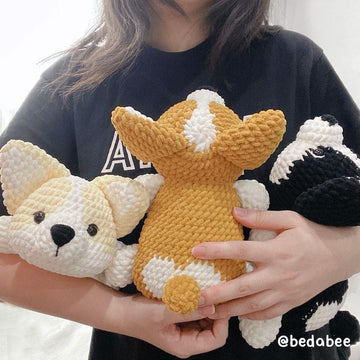Corgi, Amigurumi Dog Puppy