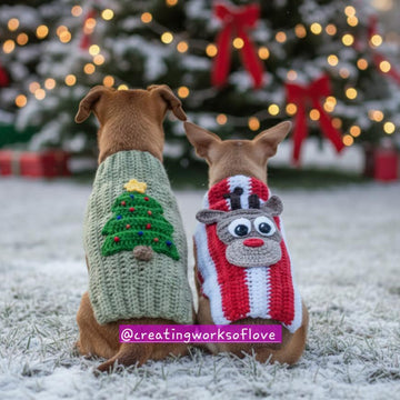 X-Small & Small Dog Christmas Sweater