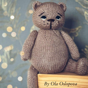 Knitting Teddy Bear Pattern with Clothes