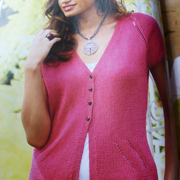 Top down cardigan