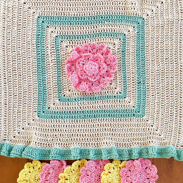 Spring Table Runner & Flower Coaster Set
