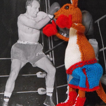 BOBBY THE BOXING KANGAROO TOY KNITTING PATTERN