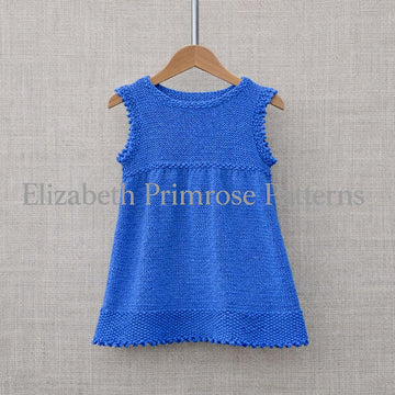 Cornflower Picot Dress P142