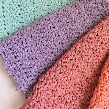The Picot Posy Dishcloth